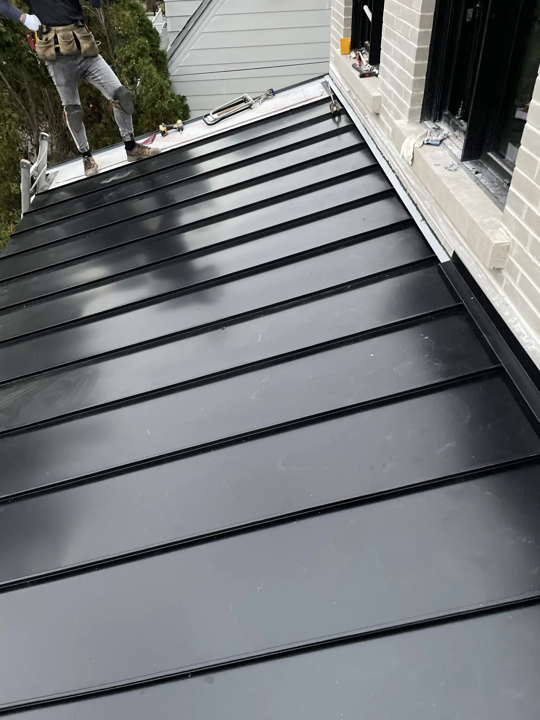 Standing Seam Panels installed by MC MetalWorks